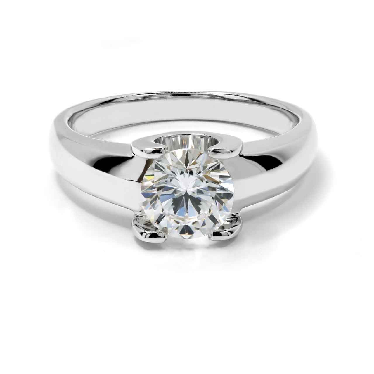 love solitaire ring
